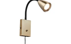 Läslampor < Trio Lighting Wanda Vägglampa GU10 matt mässing