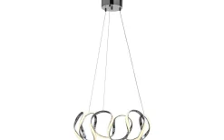 Stora Taklampor Ø50-69 Cm-Cottex Wave Taklampa 55cm 3-Steg DIM Krom