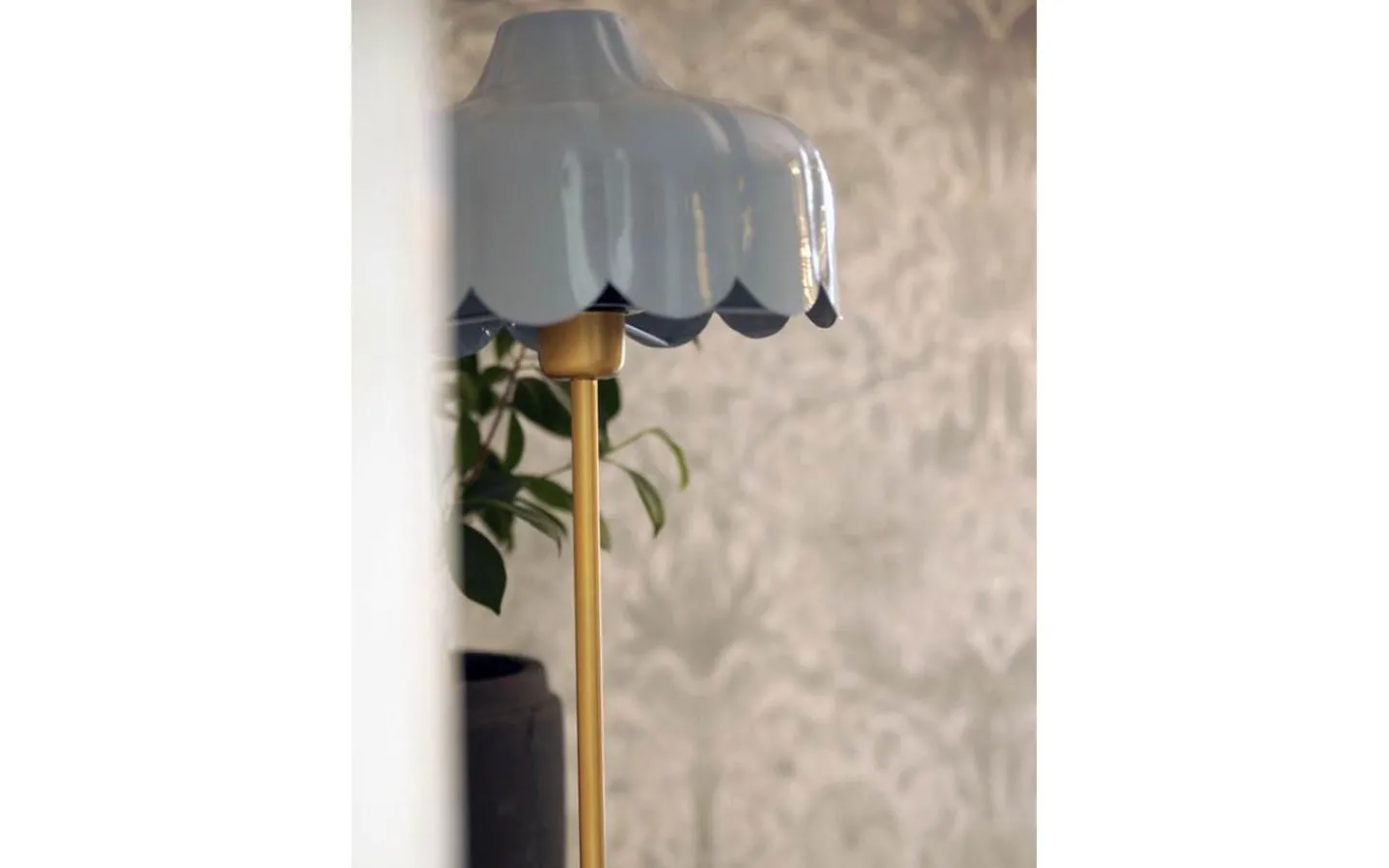 Bordslampor < PR Home Wells Bordslampa 50cm Denim/Guld