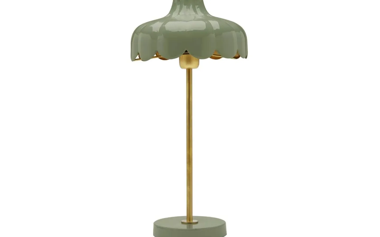 Bordslampor-PR Home Wells Bordslampa 50cm Mossa/Guld