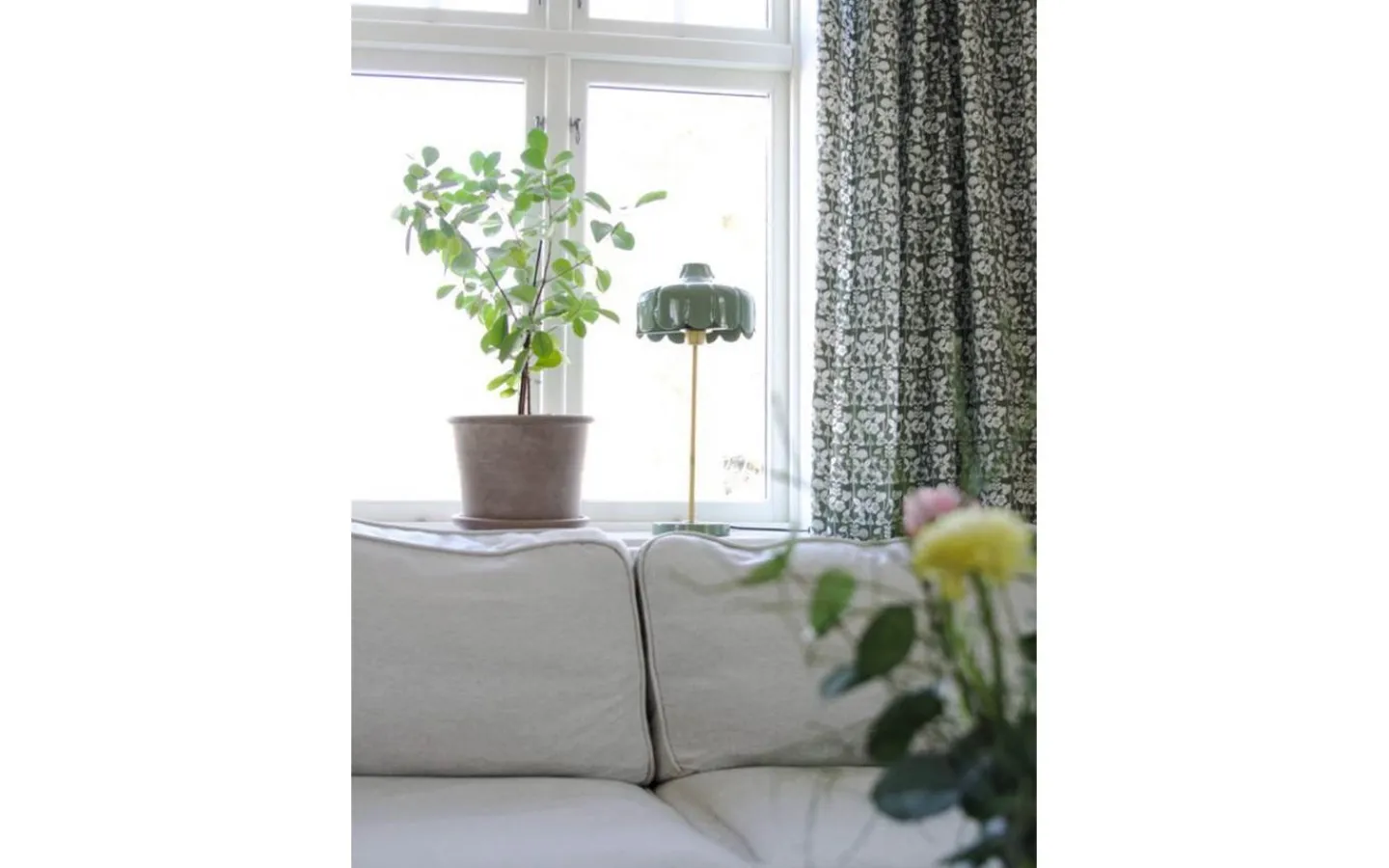 Bordslampor-PR Home Wells Bordslampa 50cm Mossa/Guld