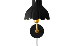 Lampetter-PR Home Wells Vägglampa Svart/Guld