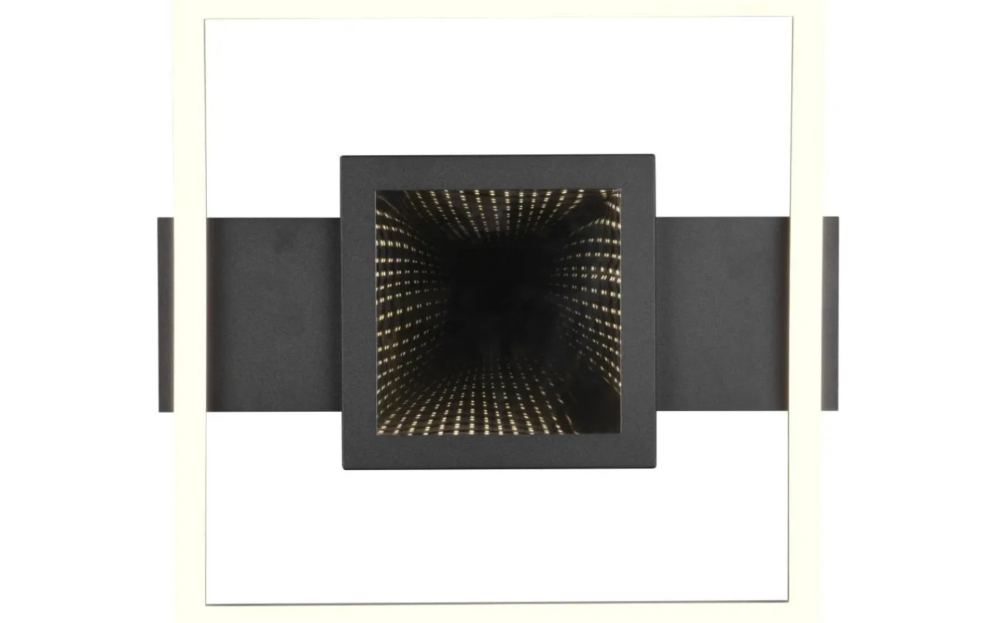 Plafonder-Reality Wheeler Plafond LED fyrkantig mattsvart 3000K