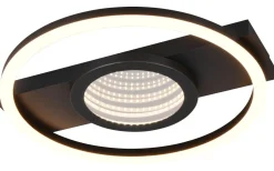 Plafonder < Reality Wheeler Plafond LED rund mattsvart 3000K