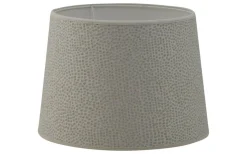 Enfärgade Runda Lampskärmar|Mönstrade Lampskärmar-Hallbergs Wilby Lampskärm Ø35cm Offwhite