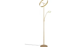 Uplight|Golvläslampor < Trio Lighting Willis Golvlampa LED guld