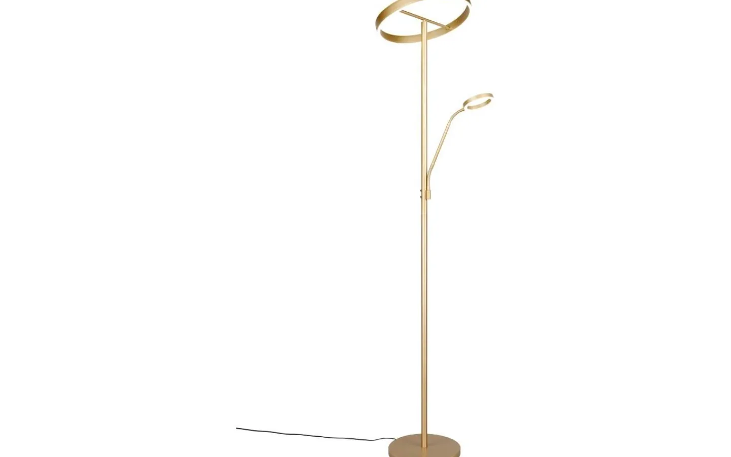 Uplight|Golvläslampor < Trio Lighting Willis Golvlampa LED guld