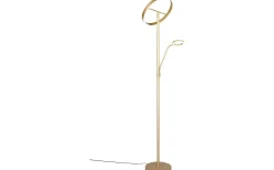 Uplight|Golvläslampor < Trio Lighting Willis Golvlampa LED guld