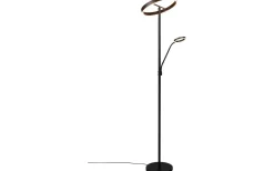 Uplight|Golvläslampor < Trio Lighting Willis Golvlampa LED med läslampa mattsvart
