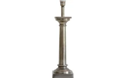 Lampfötter < Hallbergs Winchester Lampfot 63cm Antik Silver