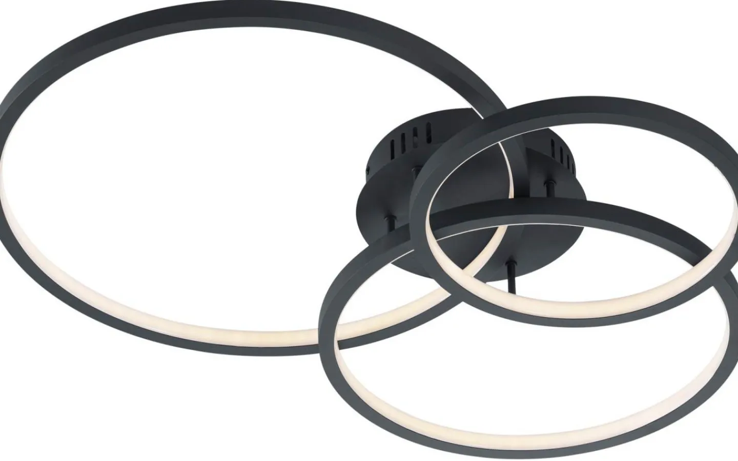 Plafonder-Trio Lighting WiZ Aaron Plafond LED antracit RGBW