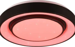 Plafonder-Reality WiZ Mona Plafond LED mattsvart stjärnljus RGBW
