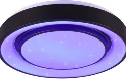Plafonder-Reality WiZ Mona Plafond LED mattsvart stjärnljus RGBW