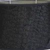 Ovala Lampskärmar-Hallbergs Wood Oval Lampskärm 25cm Svart