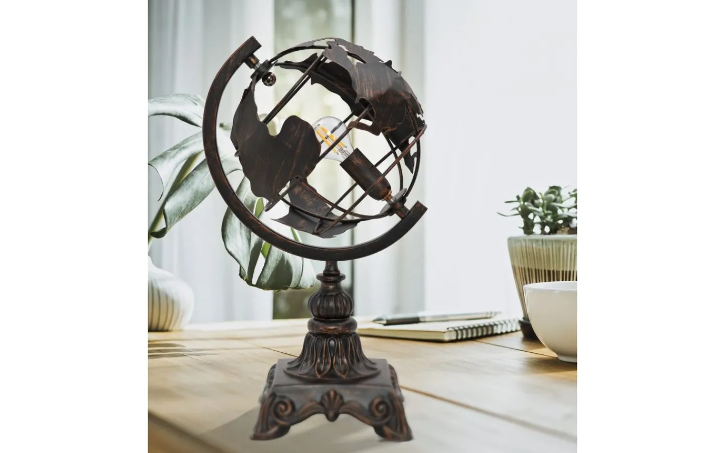Bordslampor < Mauro Ferretti World Bordslampa 40cm Brun