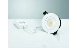 Downlights, Spotlight|230V Led Spotlights-Malmbergs Yar Downlight Dim to Warm 2000-2800K 8W Vit 230V IP44