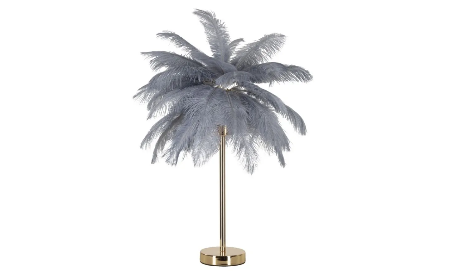 Bordslampor-Mauro Ferretti Yoga Bordslampa Palm 60cm Grå/Guld