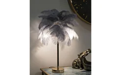 Bordslampor-Mauro Ferretti Yoga Bordslampa Palm 60cm Grå/Guld