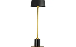 Uppladdningsbara Lampor Inomhus|Bordslampor < Dyberg Larsen Yoyo Uppladdningsbar Bordslampa 33cm LED 3000K 5,2W Svart/Mässing