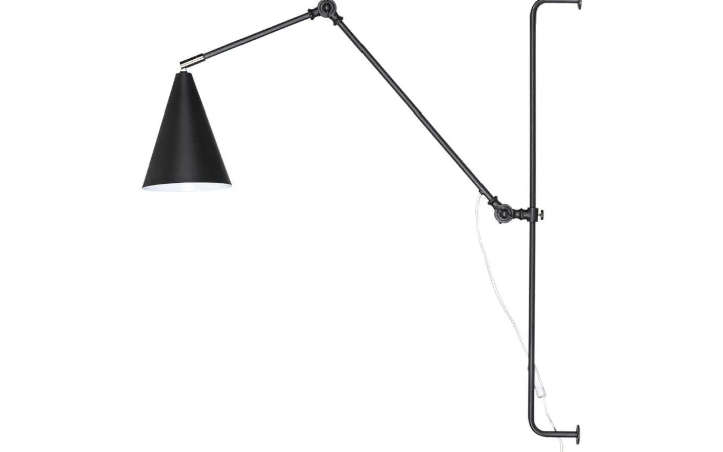 Läslampor < By Rydens Yukon Vägglampa 49cm Matt Svart