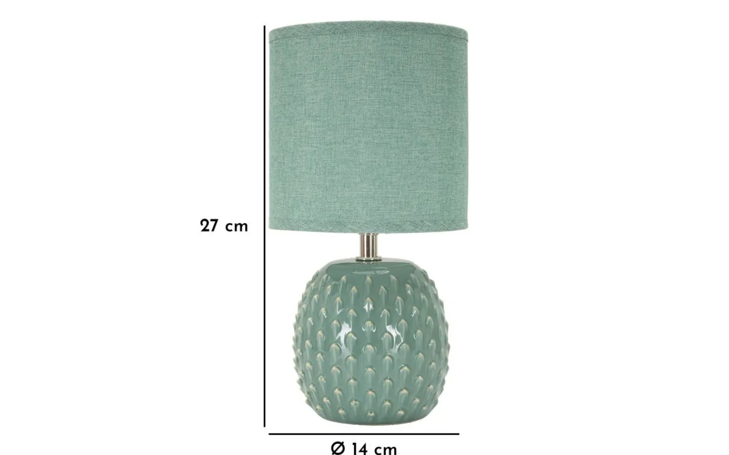 Bordslampor < Mauro Ferretti Zaffiro Bordslampa 27cm Turkos