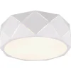 Plafonder-Trio Lighting Zandor Plafond 3xE27 matt vit