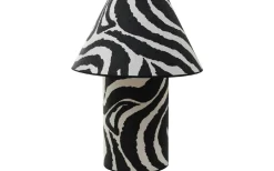 Bordslampor-Hallbergs Zebra Bordslampa 65cm Vit/Svart