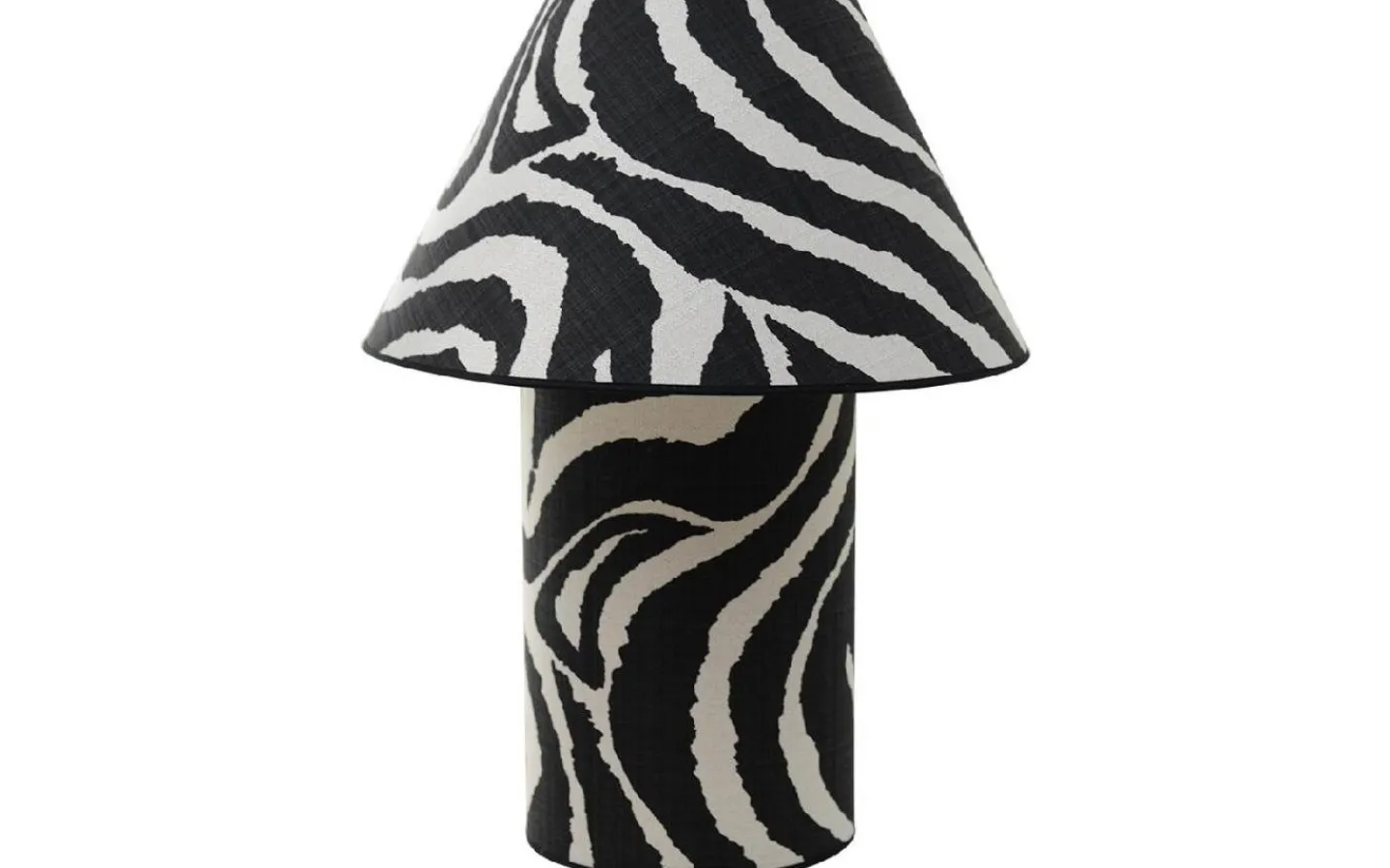 Bordslampor-Hallbergs Zebra Bordslampa 65cm Vit/Svart