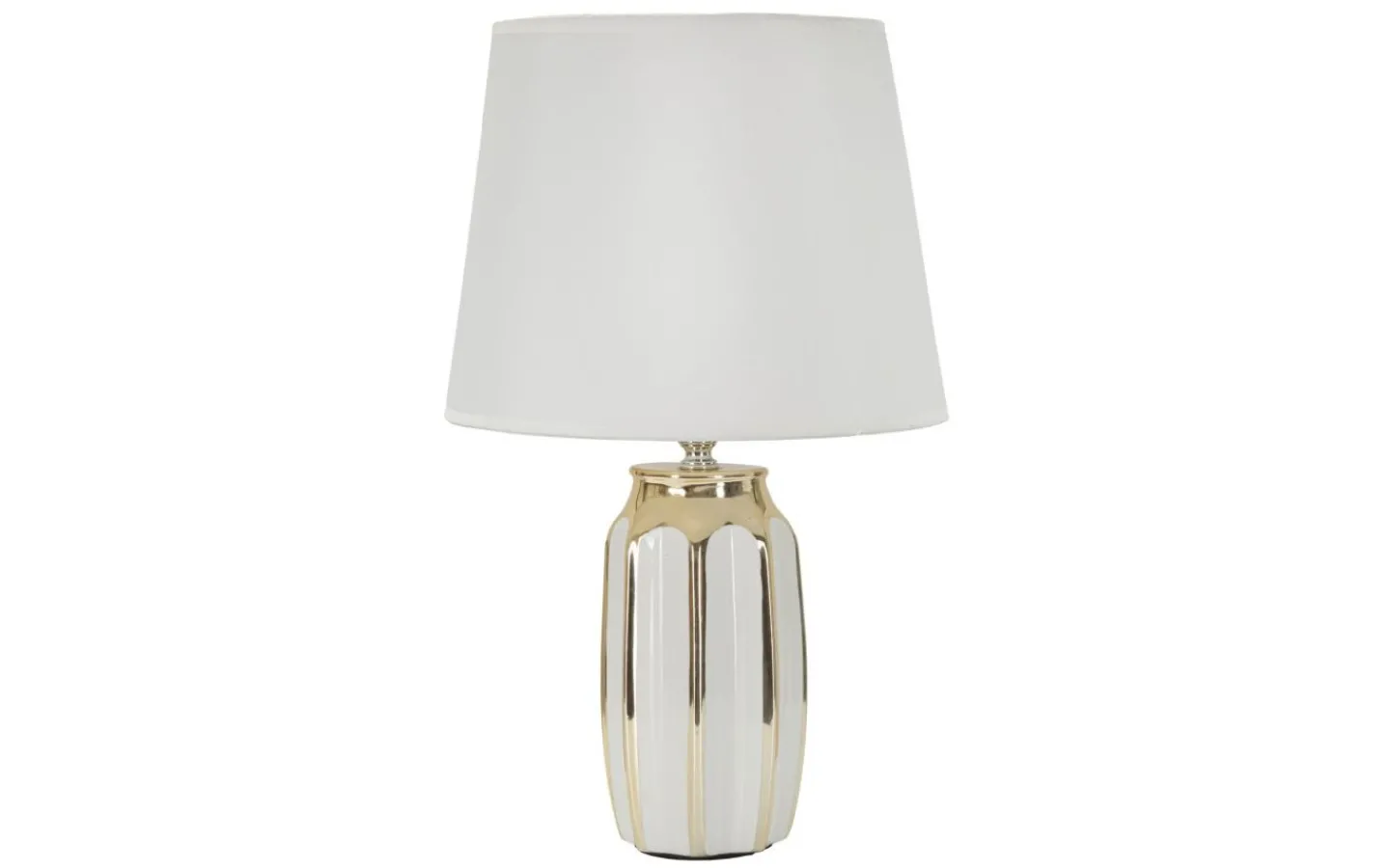 Bordslampor-Mauro Ferretti Zenit Bordslampa 40,5cm Vit/Guld