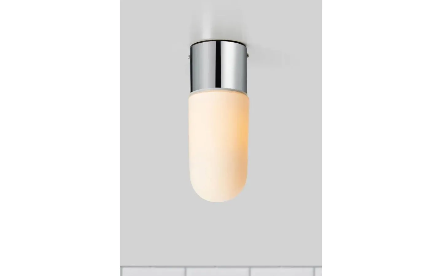 Badrumslampor Tak|Badrum < Markslojd Zen Taklampa Badrum IP44 Krom/Opal