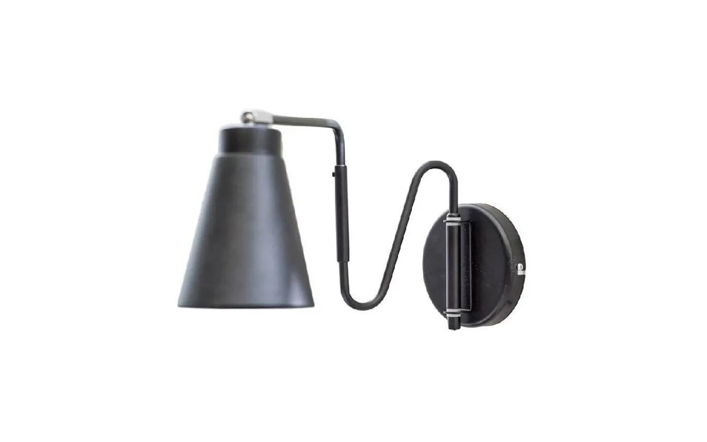Läslampor-Hallbergs Zenzi Twist Vägglampa Svart