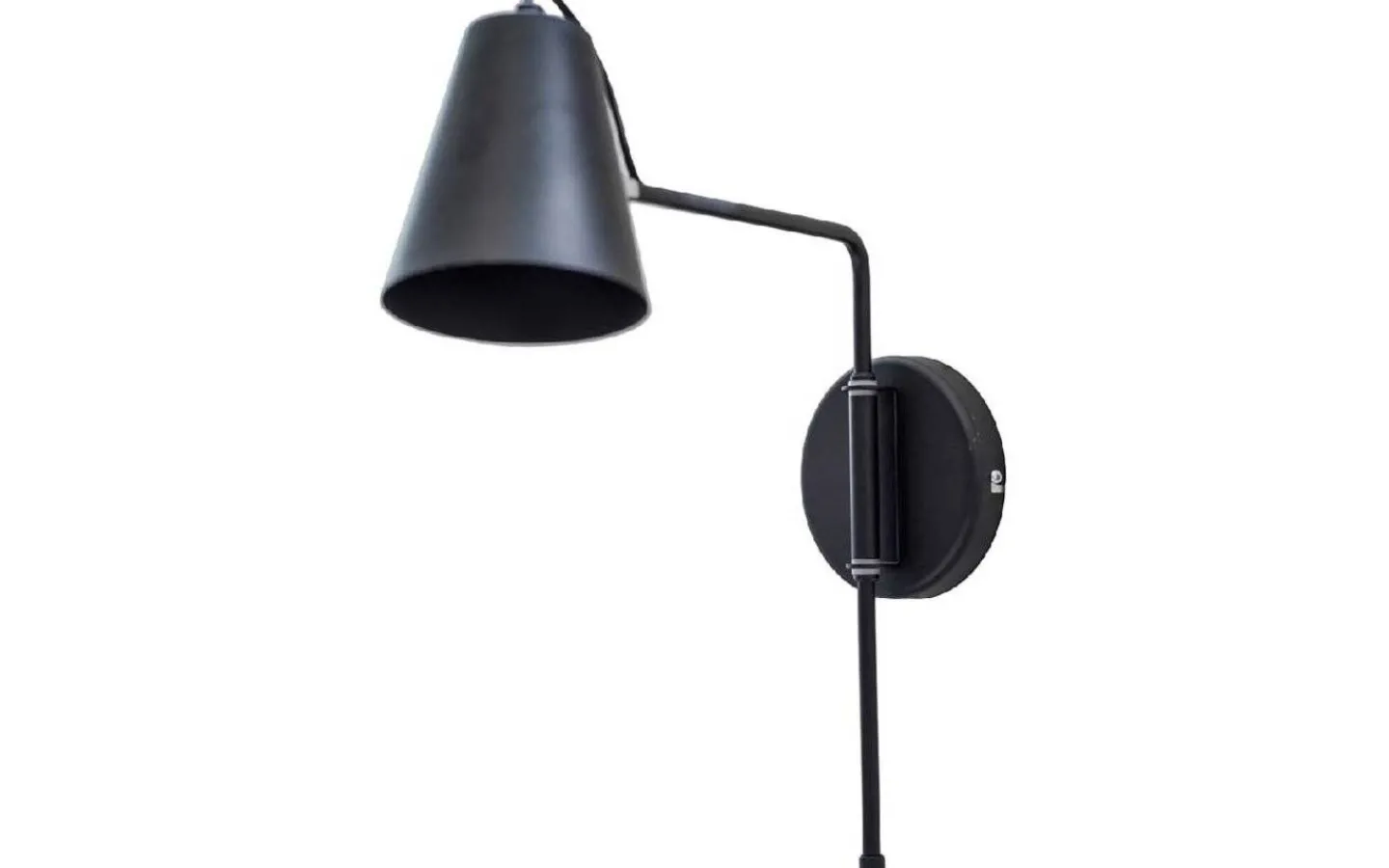 Läslampor < Hallbergs Zenzi 1 Vägglampa Svart