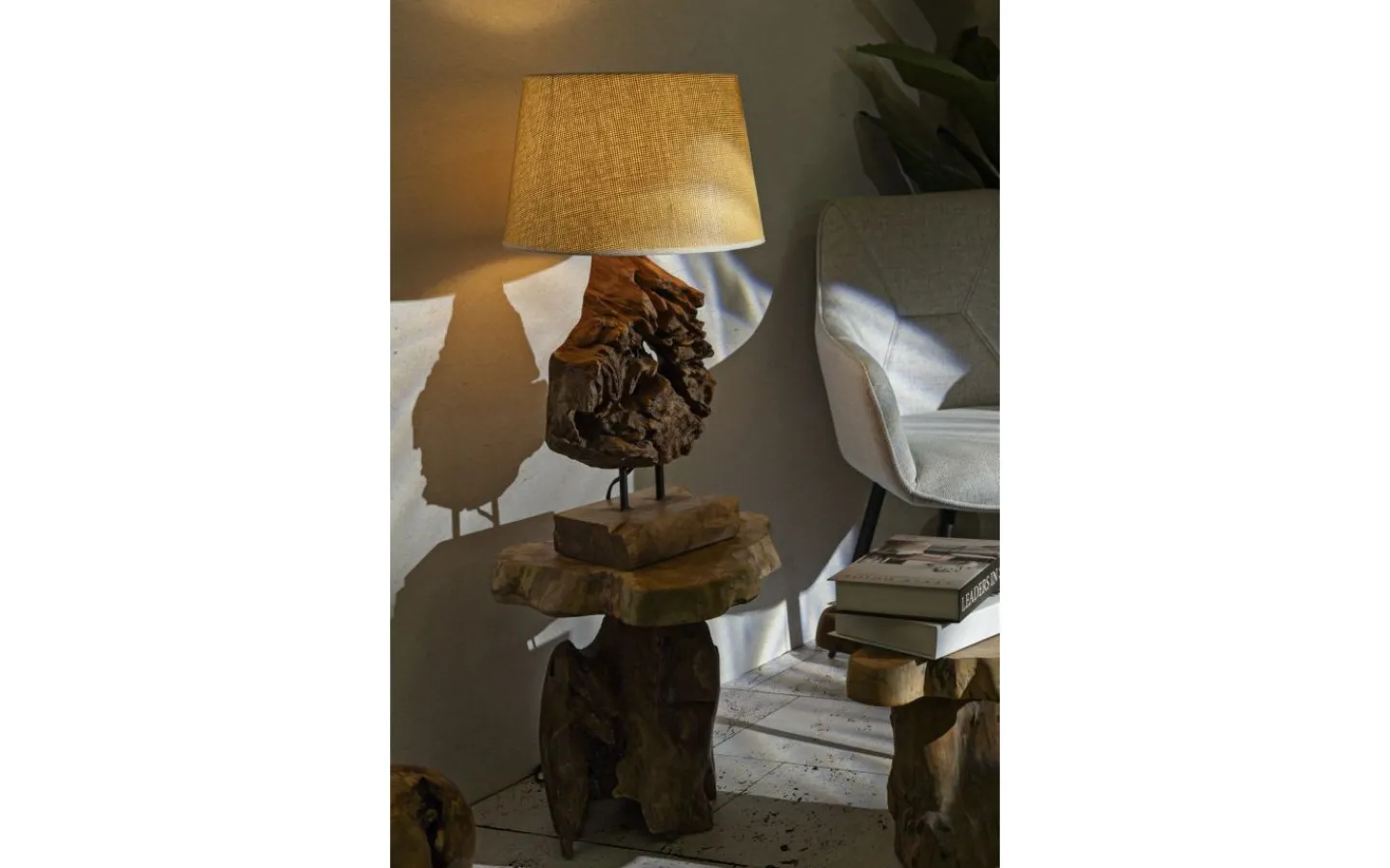 Bordslampor < Mauro Ferretti Zero Bordslampa 69cm Teak