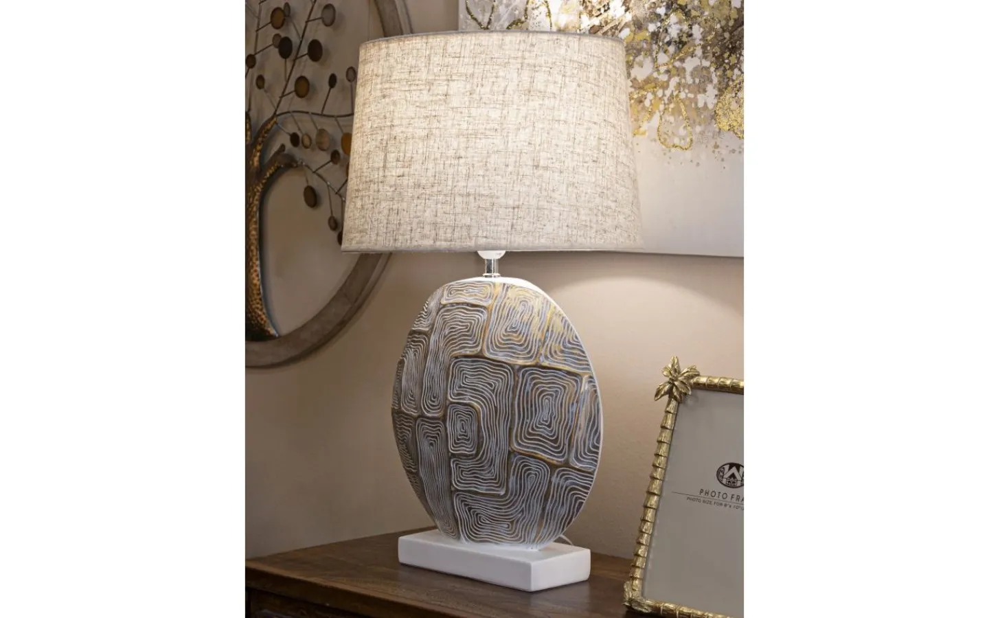 Bordslampor < Mauro Ferretti Zeta Bordslampa 64cm Beige