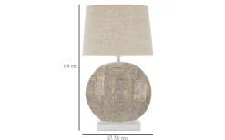 Bordslampor < Mauro Ferretti Zeta Bordslampa 64cm Beige