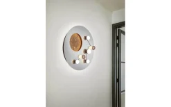 Badrumslampor Tak-Trio Lighting Zodiac Plafond LED i borstat stål