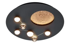 Badrumslampor Tak-Trio Lighting Zodiac Plafond LED mattsvart