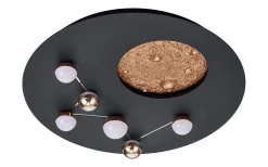 Badrumslampor Tak-Trio Lighting Zodiac Plafond LED mattsvart