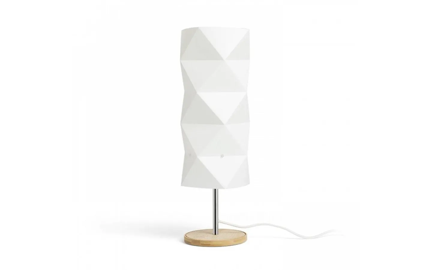 Bordslampor < Rendl Zumba Bordslampa 47cm Vit/Trä/Krom